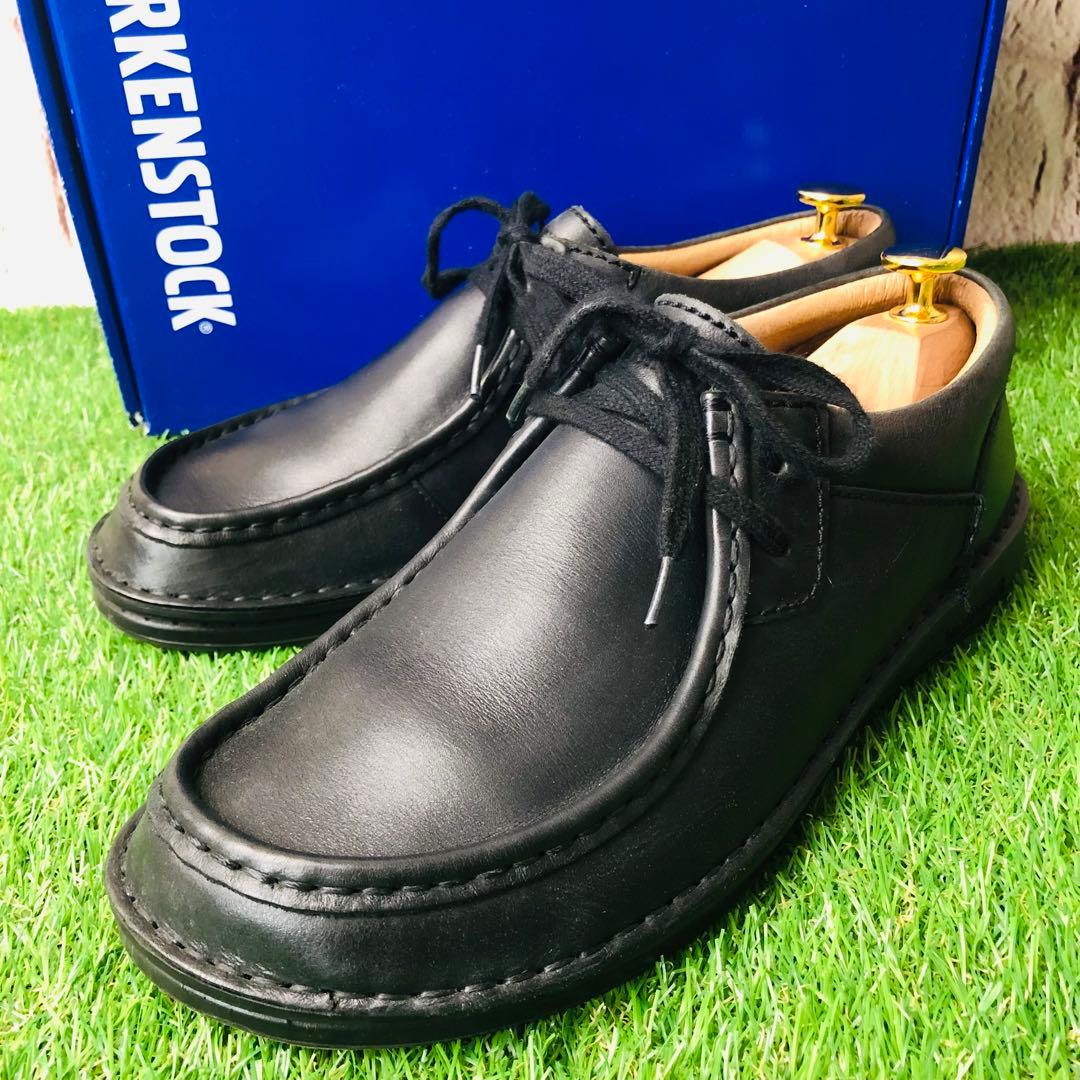 【着用1回】BIRKENSTOCK パサデナ レザー 本革 厚底 26