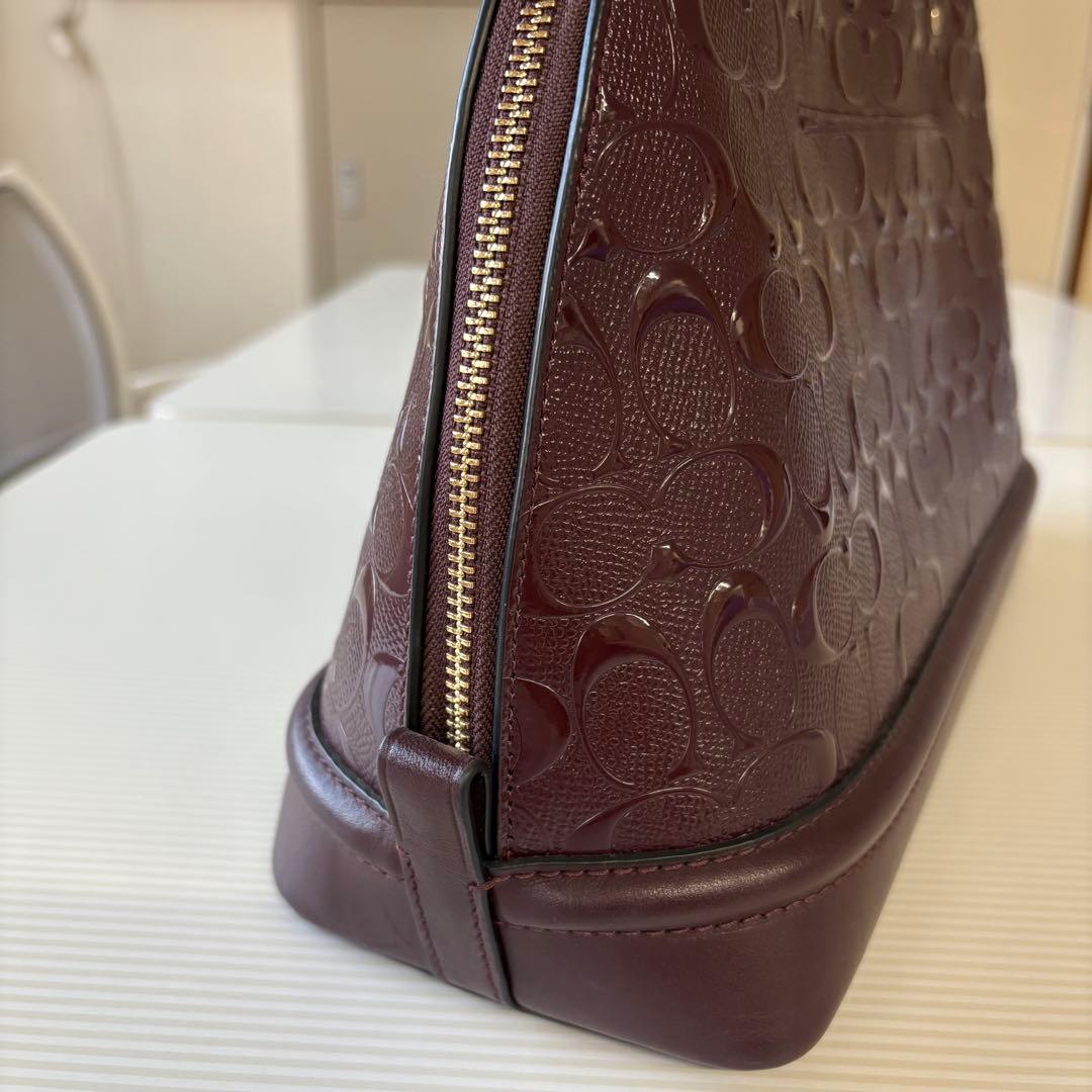 コーチ COACH ショルダーバッグ/ハンドバッグ　茶系