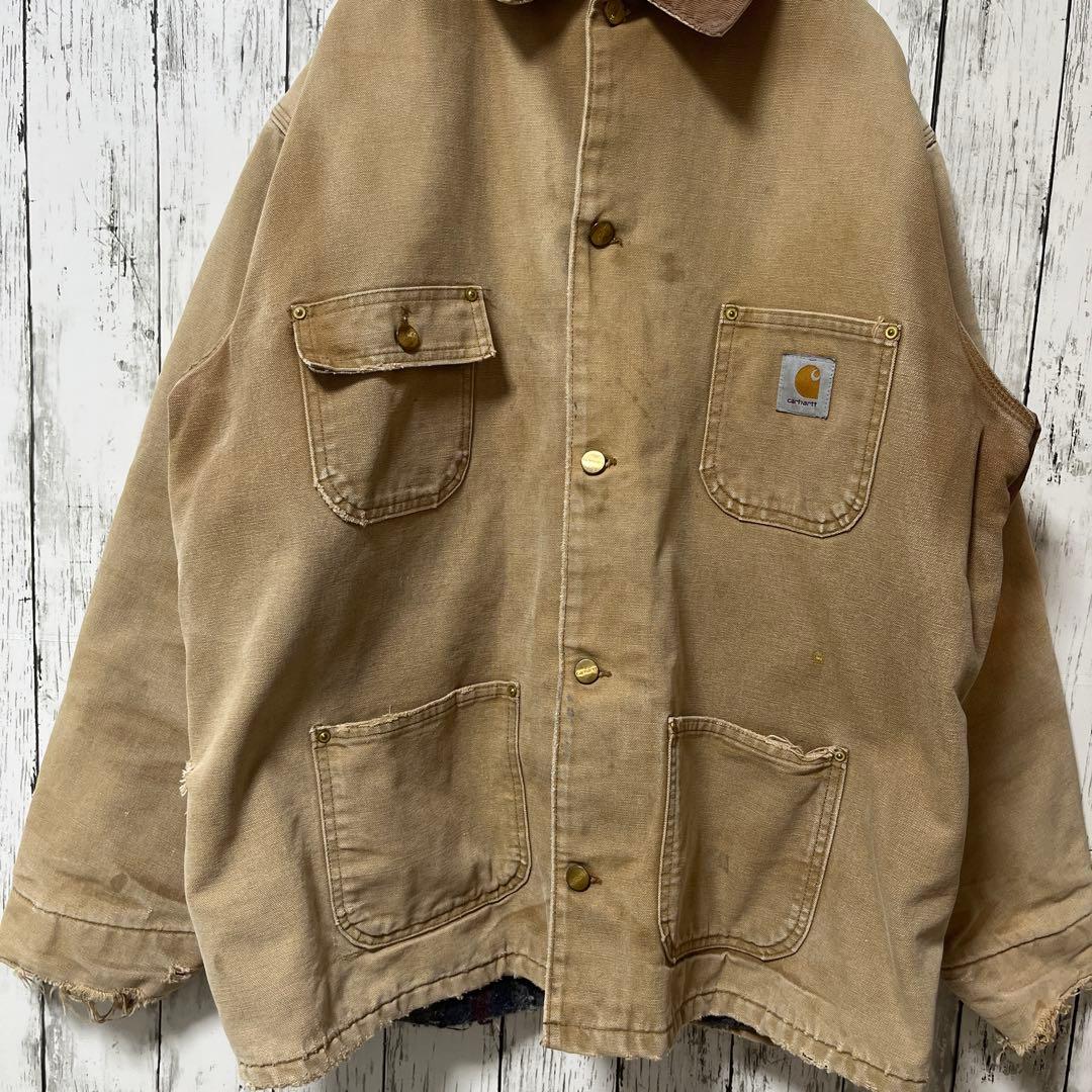 C2720 Carhartt チョアコート ワークジャケット フェード グランジ