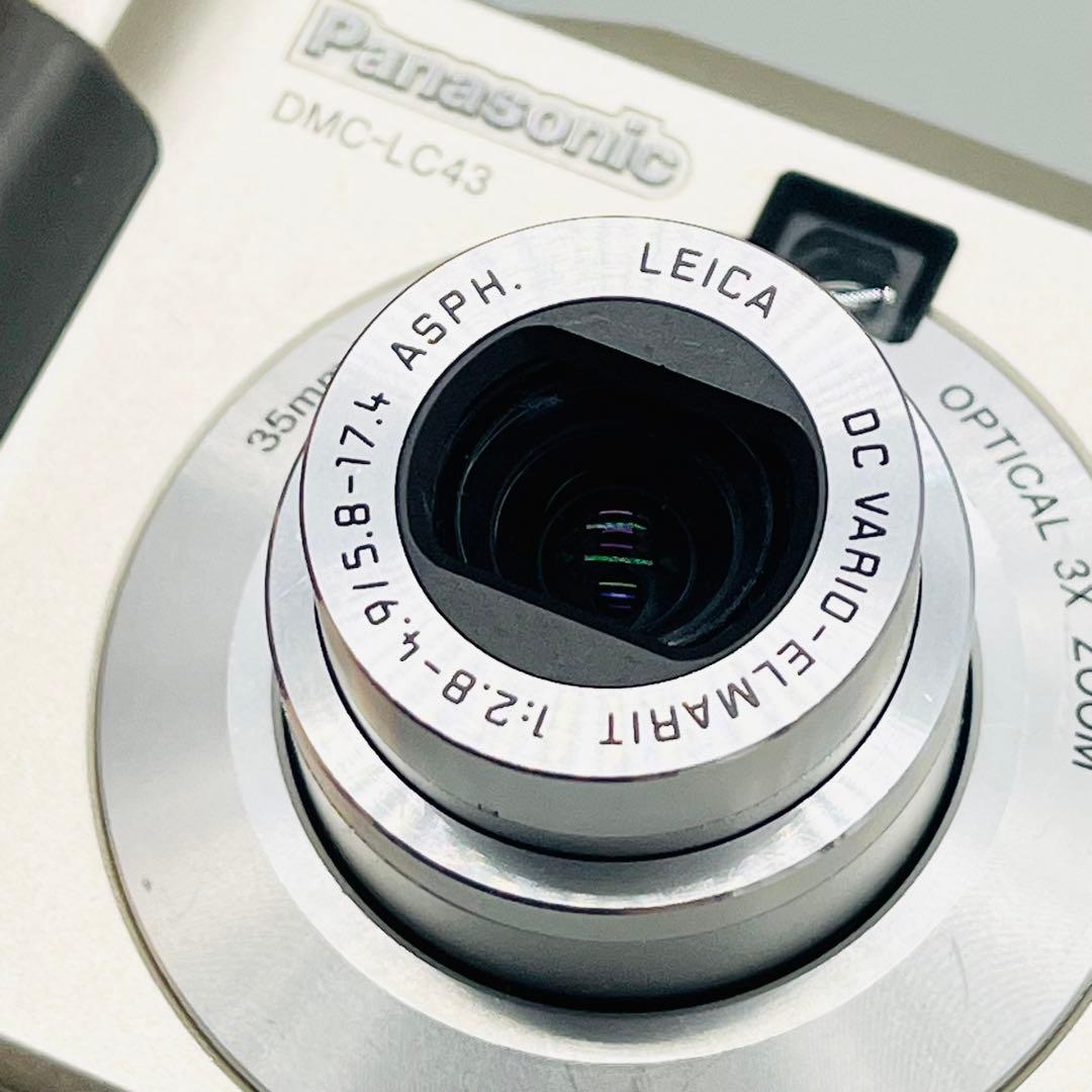 【美品】パナソニック ルミックス LUMIX DMC-LC43 デジカメ 単三