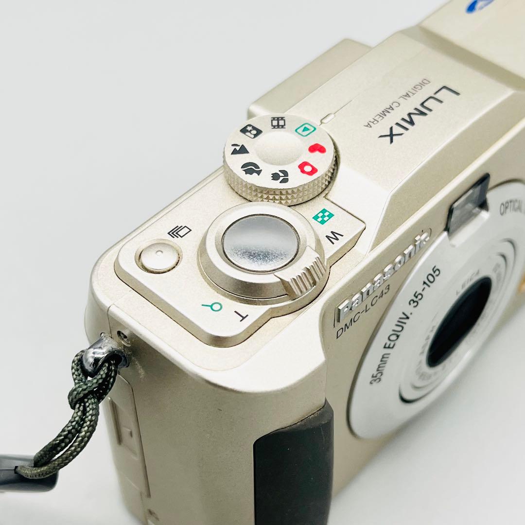 【美品】パナソニック ルミックス LUMIX DMC-LC43 デジカメ 単三
