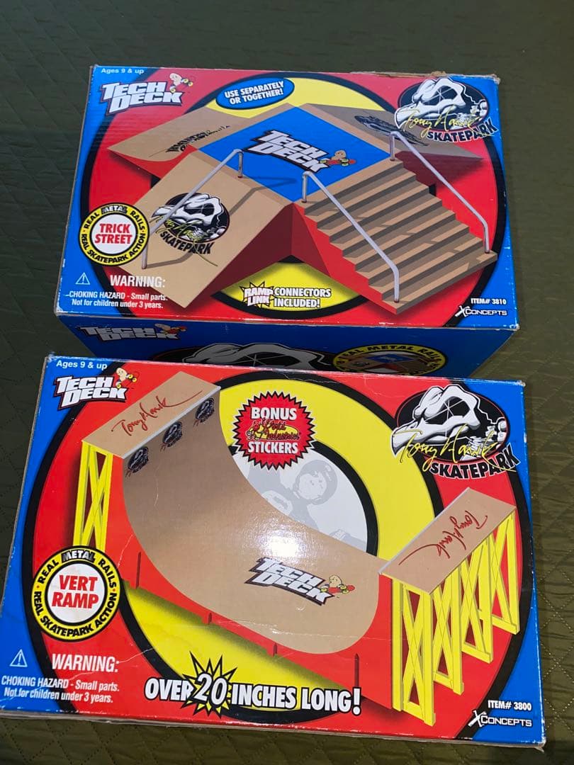 【レア】TECH DECK TONY HAWK 指スケ セクションセット