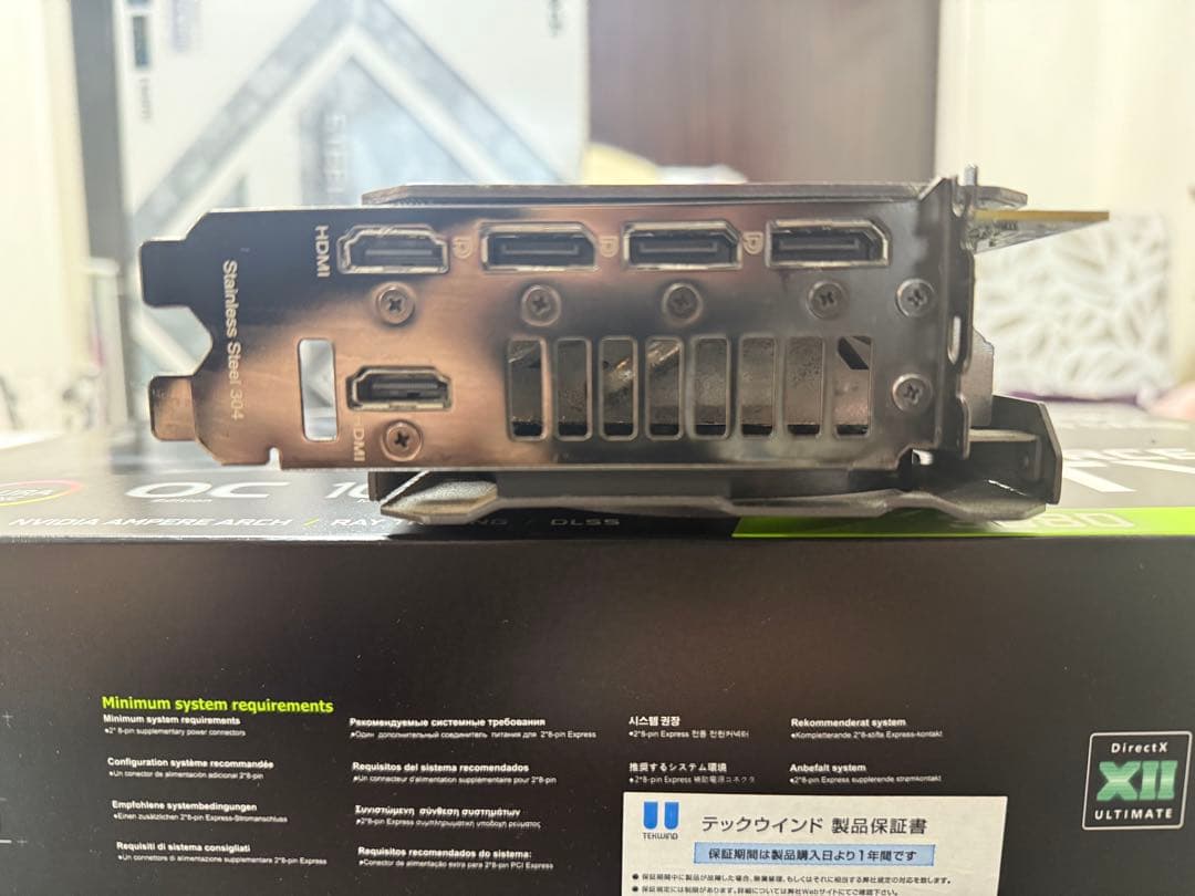グラフィックボード・グラボ・ビデオカード ASUS TUF Gaming GeForce RTX3080 OC