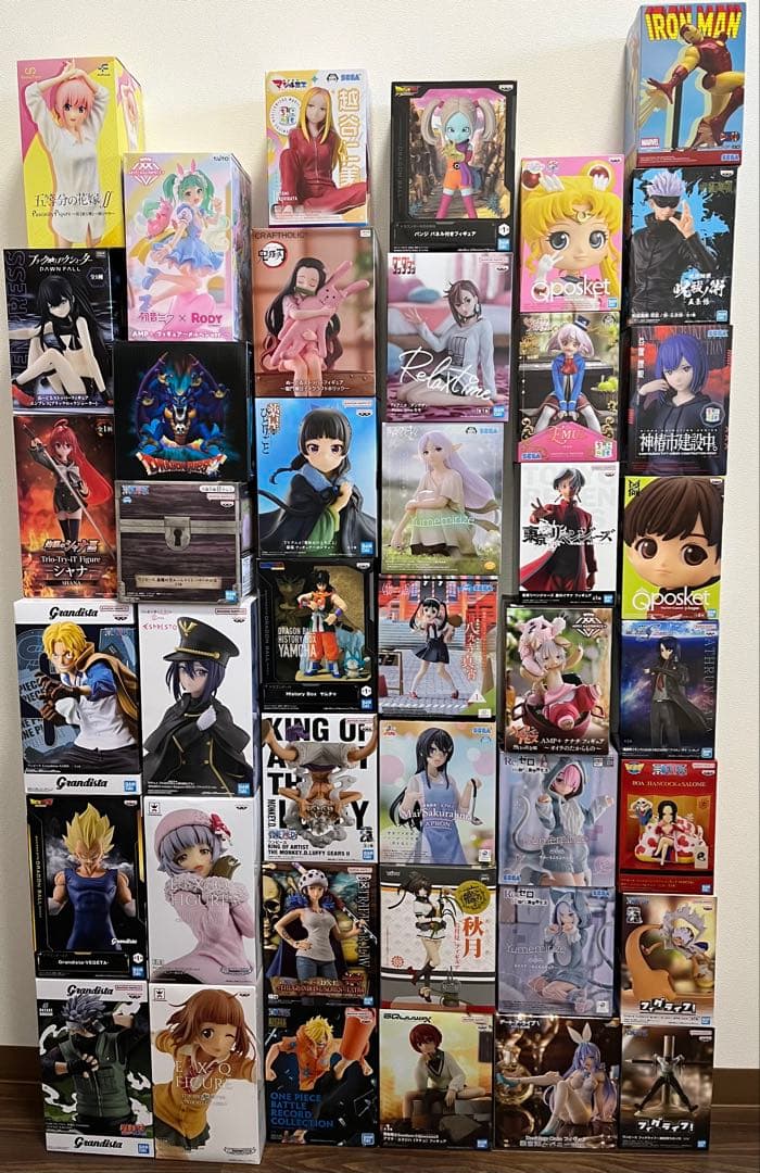 人気フィギュア41個まとめ売り（ドラゴンボール、ワンピース、呪術、美少女など）
