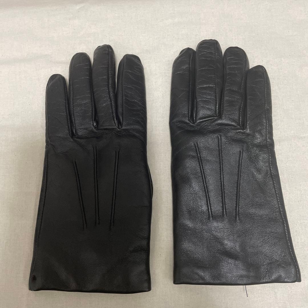 デンツ　DENTS レザー手袋 サイズ8.5 ブラック