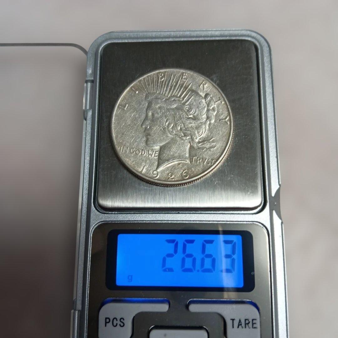 1926年 アメリカ1ドル銀貨 「ピースダラー」【銀90%】
