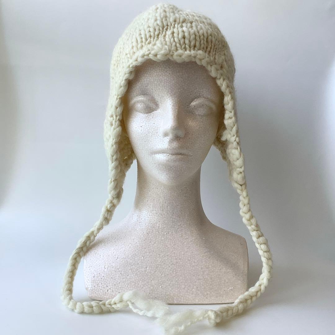 新品★ヴィヴィアンウエストウッド★PULLERS ニットワッチ★オフホワイト白