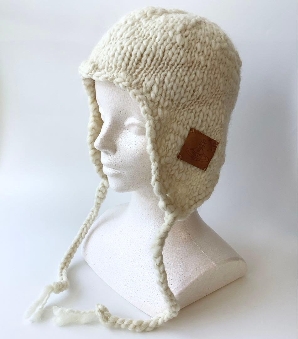 新品★ヴィヴィアンウエストウッド★PULLERS ニットワッチ★オフホワイト白