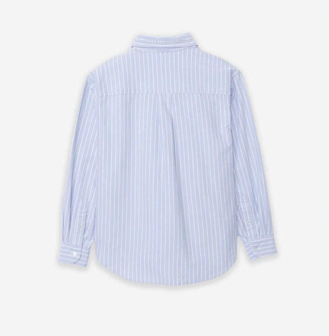 GOD ONLY KNOWS ストライプシャツ(ブルー)岩田剛典