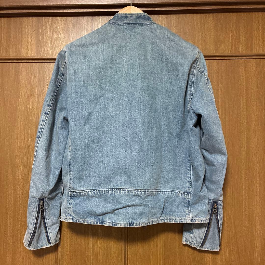 Schott デニム ライダースジャケット　サイズL