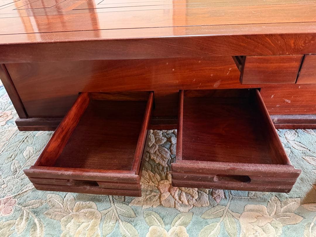 天然木 無垢 関西火鉢 座卓 囲炉裏 テーブル 座敷机 ちゃぶ台 和家具 5尺