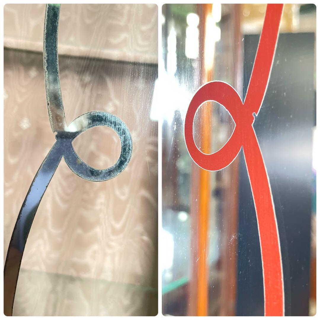 HR839 【英国アンティーク】ハーフムーン　キュリオケース　３面彩光　鍵付き