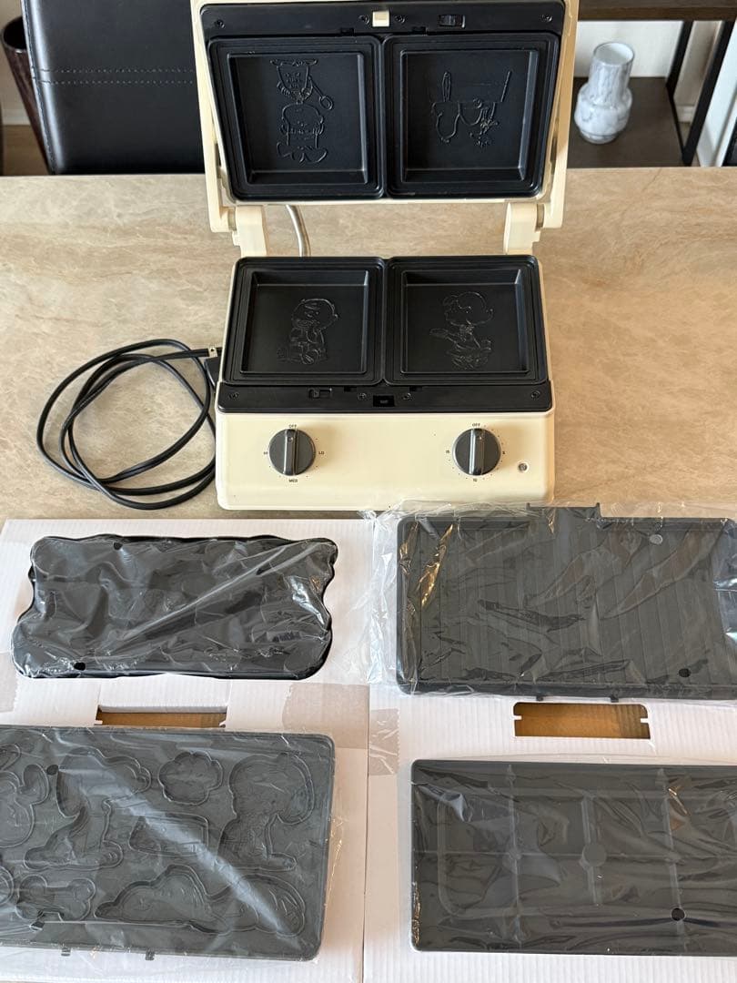 【お値下げ】PEANUTSグリルサンドメーカーダブルBOE092