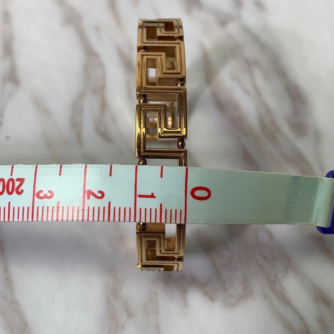 VERSACE バングル ブレスレット ゴールド イタリア製 刻印 付属品完備