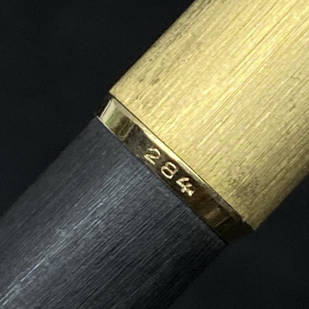 MONTBLANC 284 ハンマートリガー式 ボールペン ゴールドヘアーライン