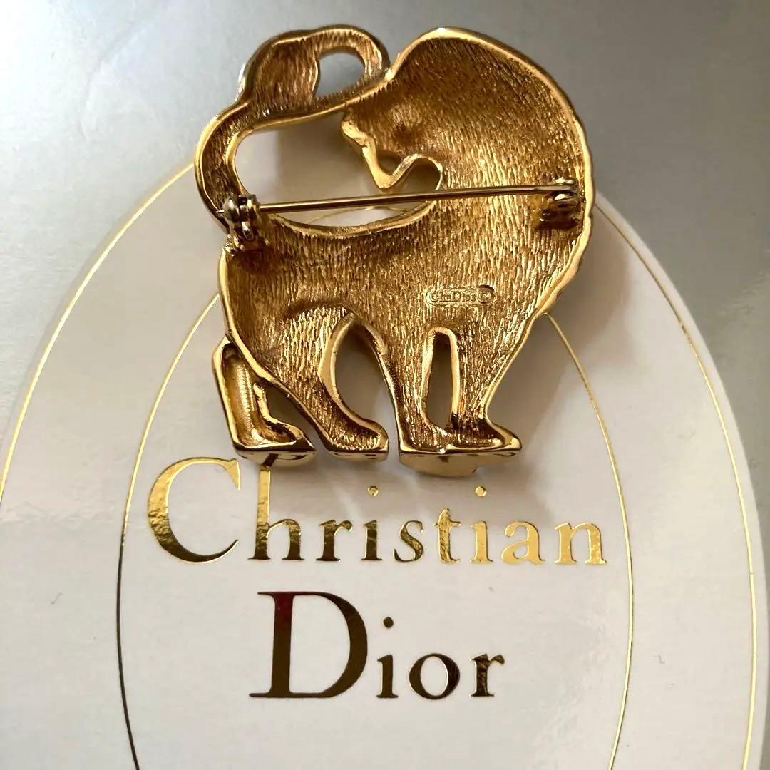 専用◆クリスチャンディオールChristian Diorブローチライオンモチーフ
