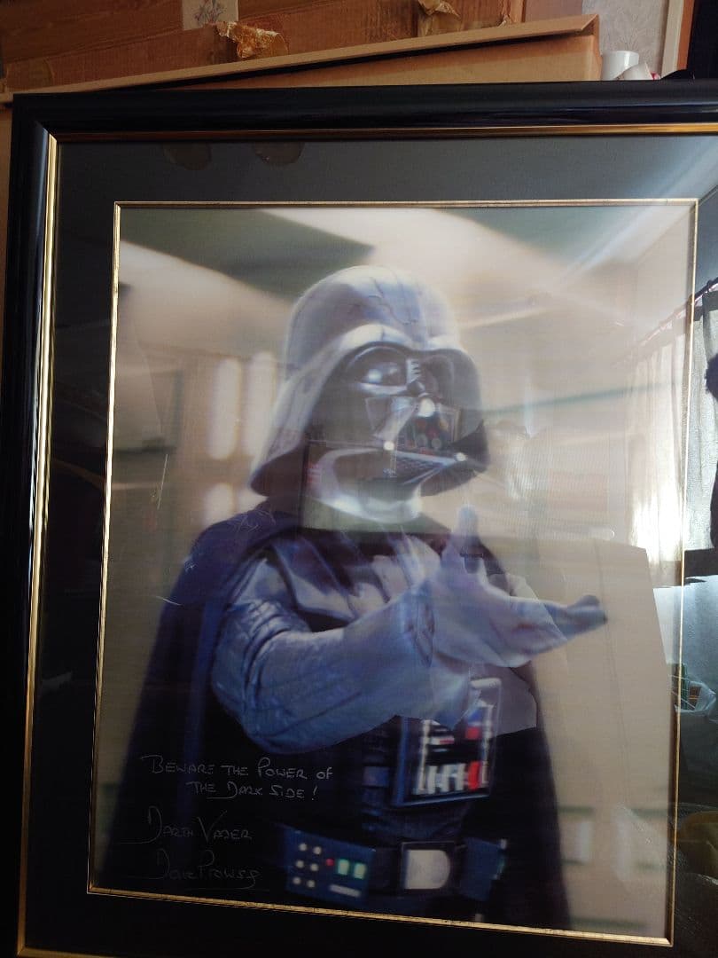 Star Wars Darth Vader　メッセージ&直筆サイン