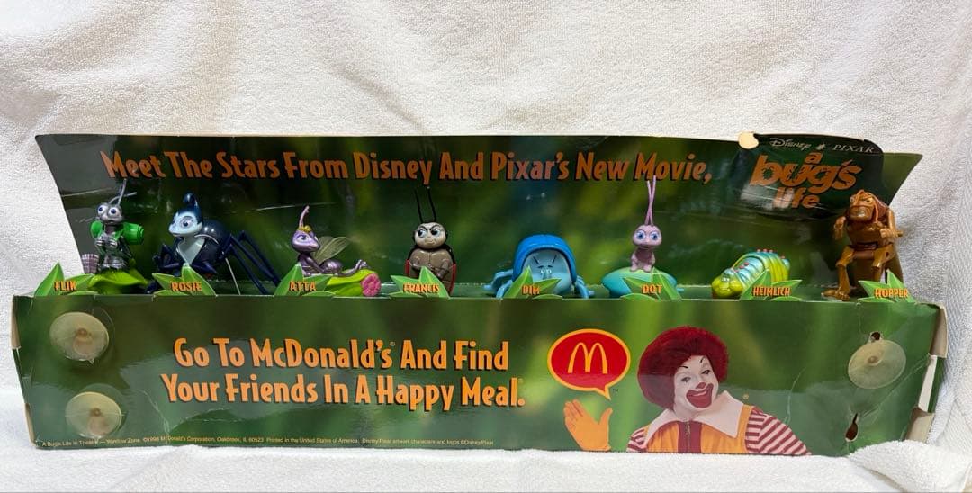 マクドナルド ディズニー バグズライフ 店舗用ディスプレイ コンプリート
