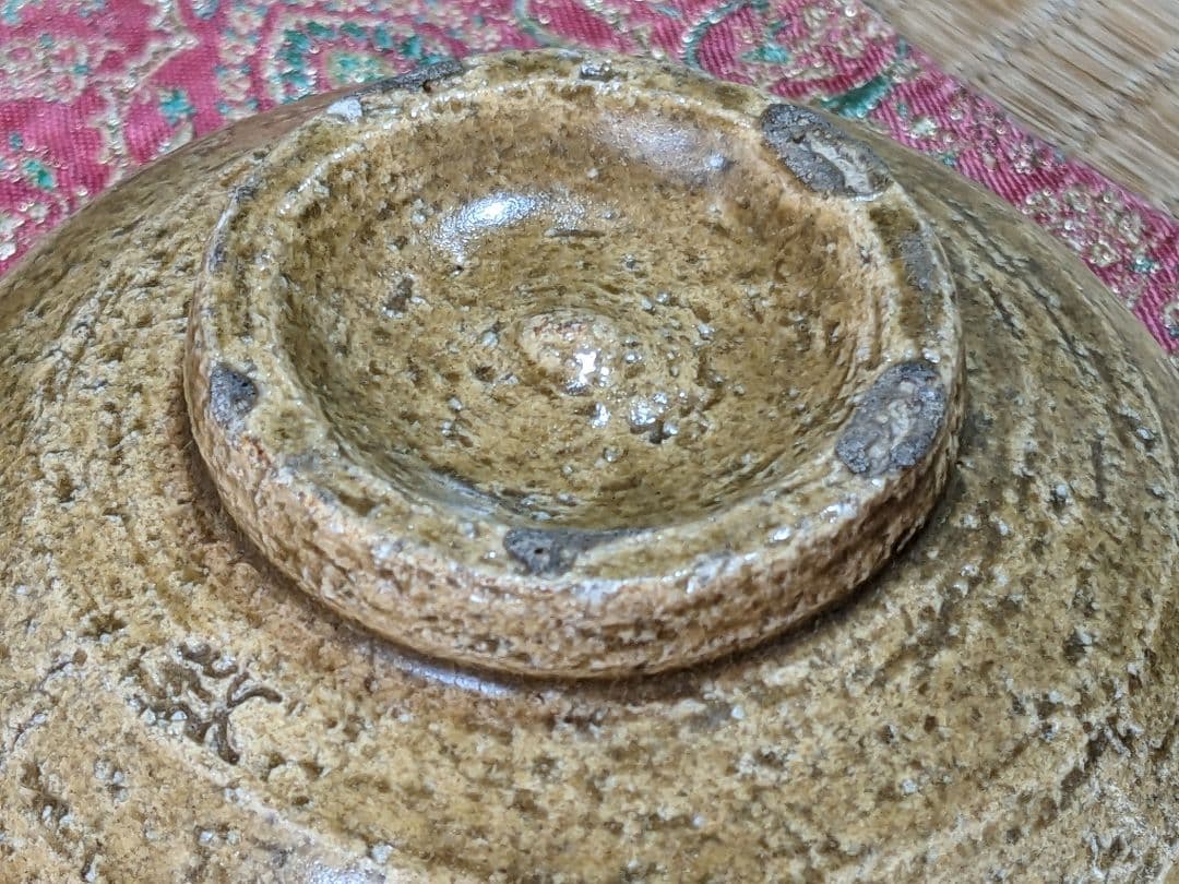 ⭐黄瀬戸 抹茶盌 年代物 茶道具 瀬戸焼 コレクション 骨董品 アンティーク