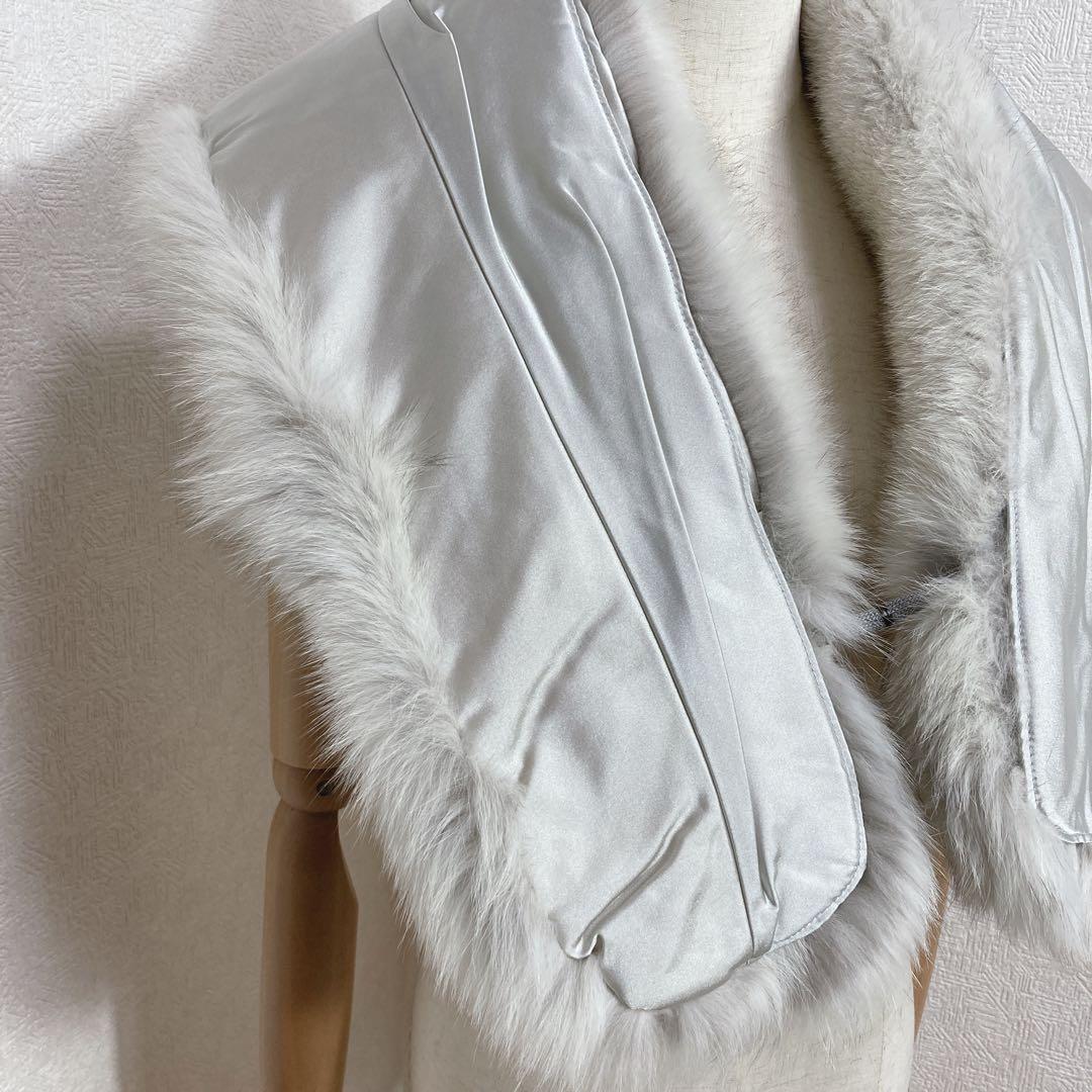 新品未使用　サガフォックス　金サガ　ロイヤル　ショール　マフラー　成人式　振袖