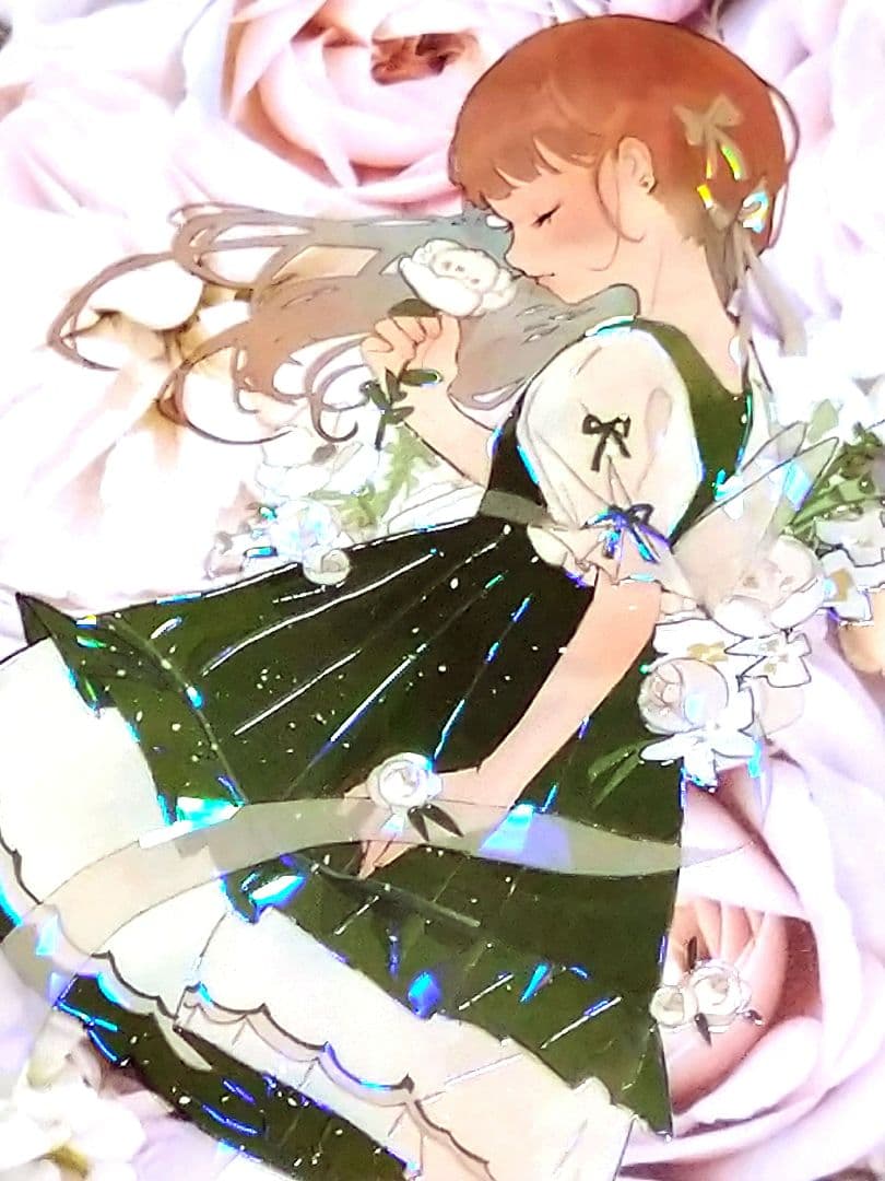 ✩再販✩J503＃绿馥(贝壳光)迷雾森林切り売り海外人物マステ女の子