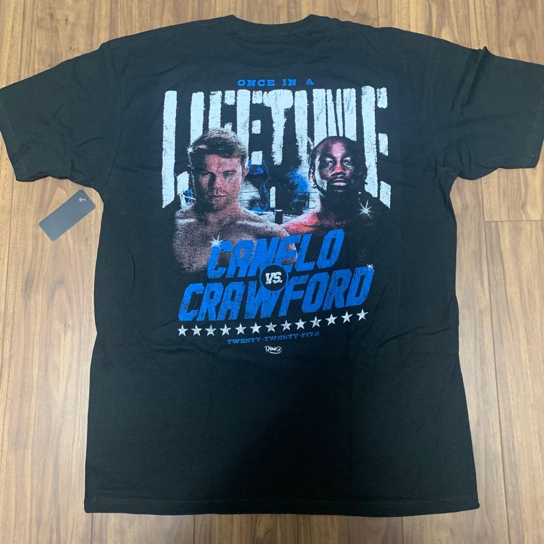 おまけ付 公式 カネロ クロフォード 現地ラスベガス購入 マッチTシャツ