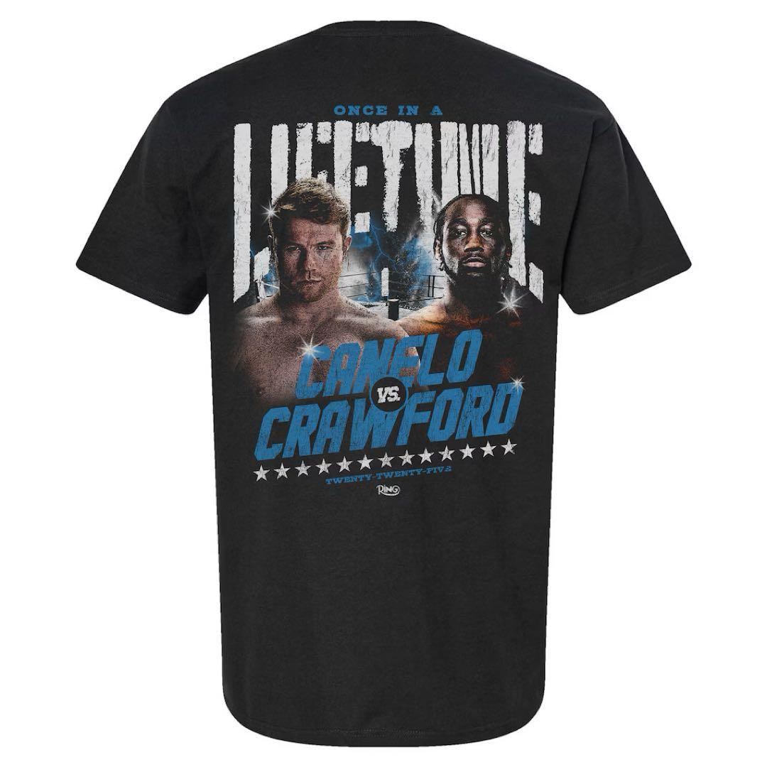 おまけ付 公式 カネロ クロフォード 現地ラスベガス購入 マッチTシャツ