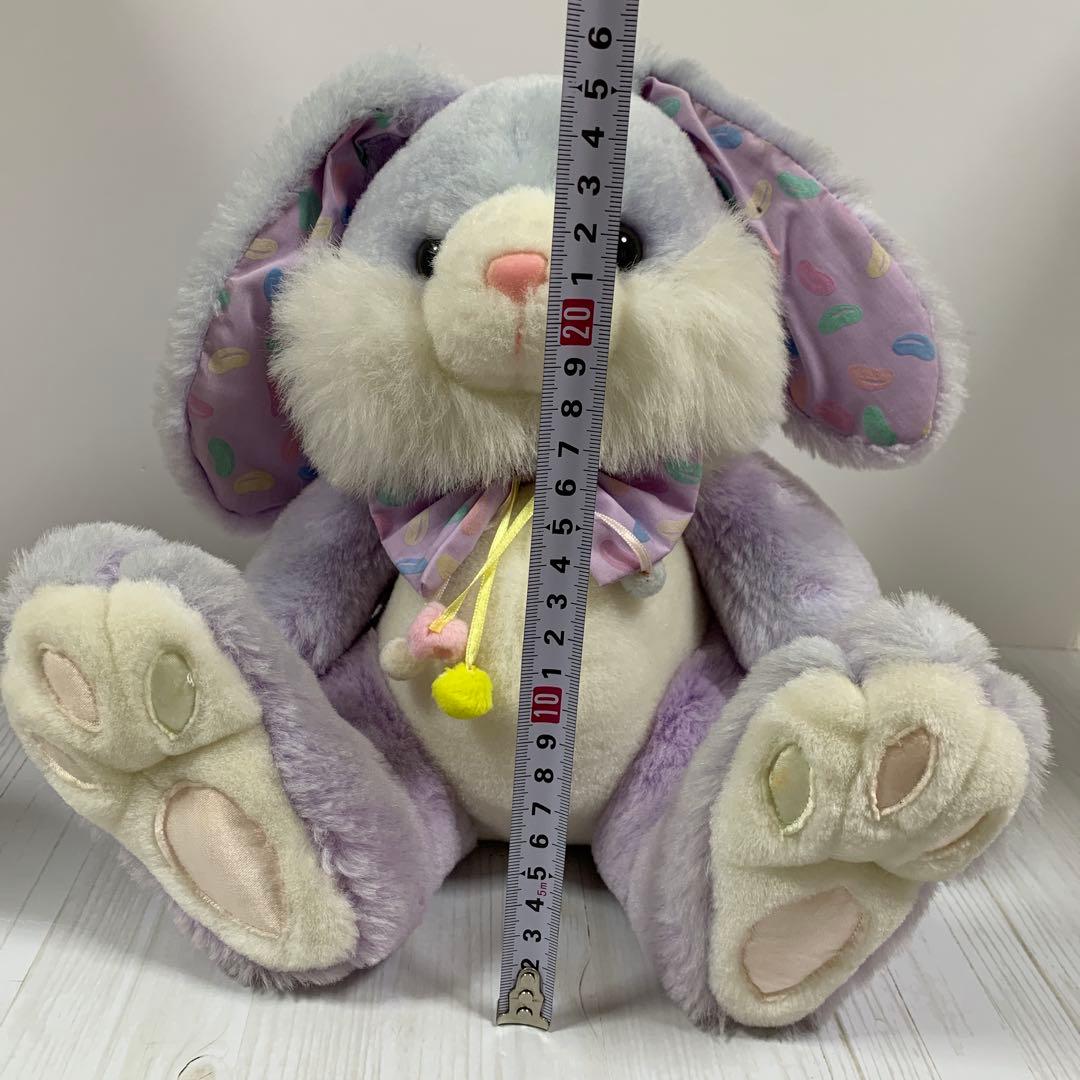 NJ☆ レトロ　紫色のウサギのぬいぐるみ