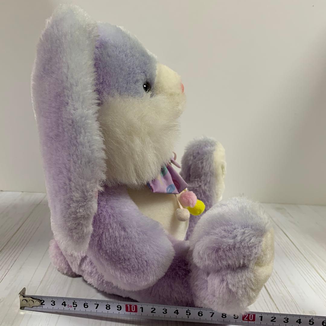 NJ☆ レトロ　紫色のウサギのぬいぐるみ