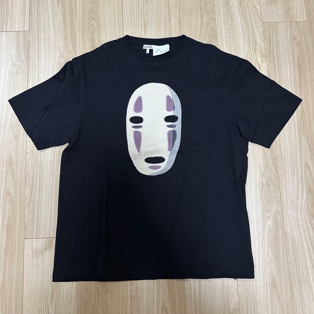 LOEWE カオナシ プリント Tシャツ ブラック