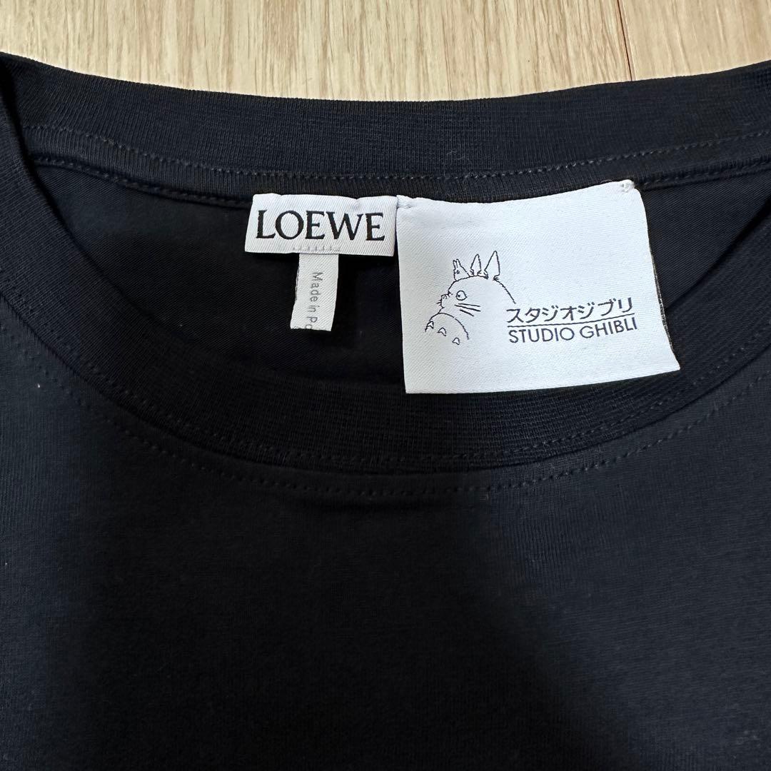 LOEWE カオナシ プリント Tシャツ ブラック