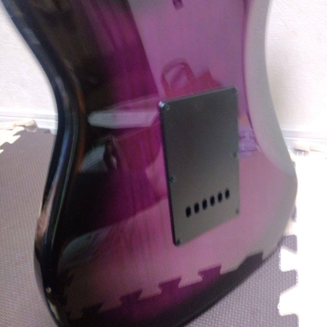 SELDER ストラトタイプエレキギター、パープルカラー美品！音出し確認済み品！