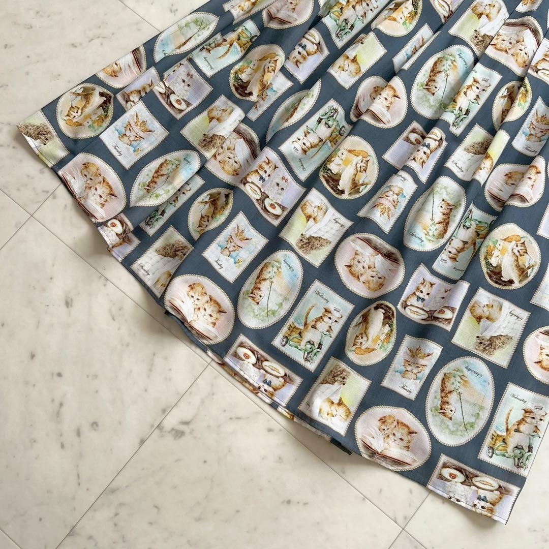 Franche lippee フランシュリッペ Diary スカート 猫柄