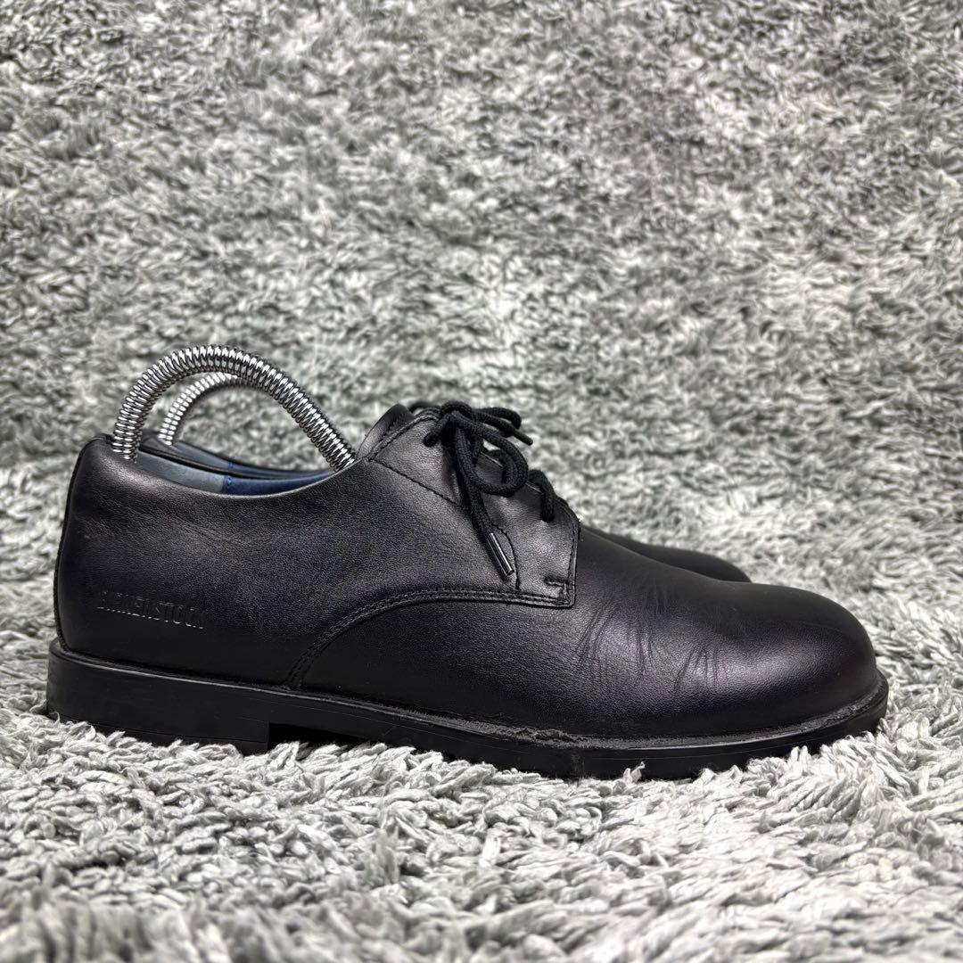 Birkenstock ジャレン ブラック 40 レザー プレーントゥ