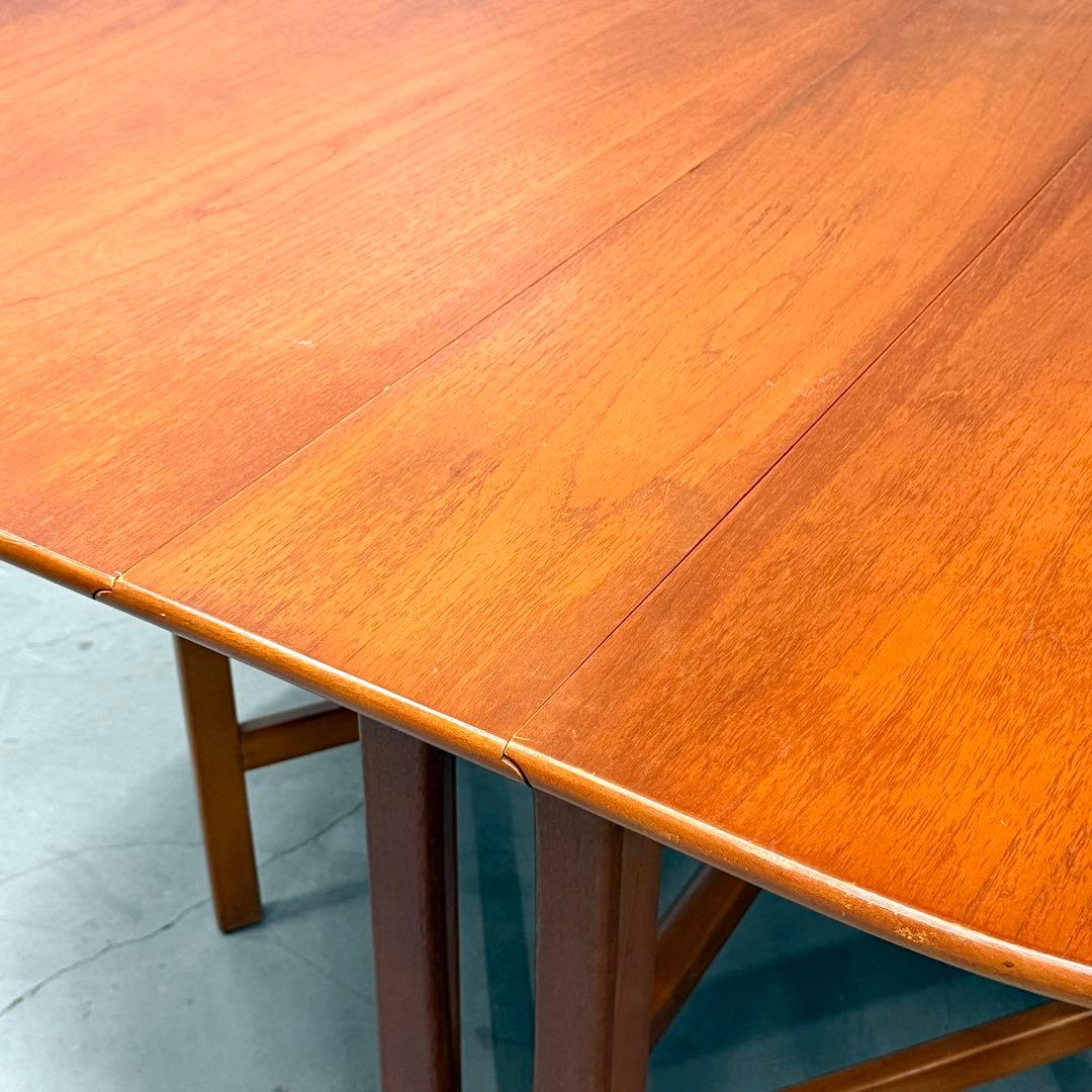 Jentique(ジェンティーク) ドロップリーフ オーバルテーブル (502)