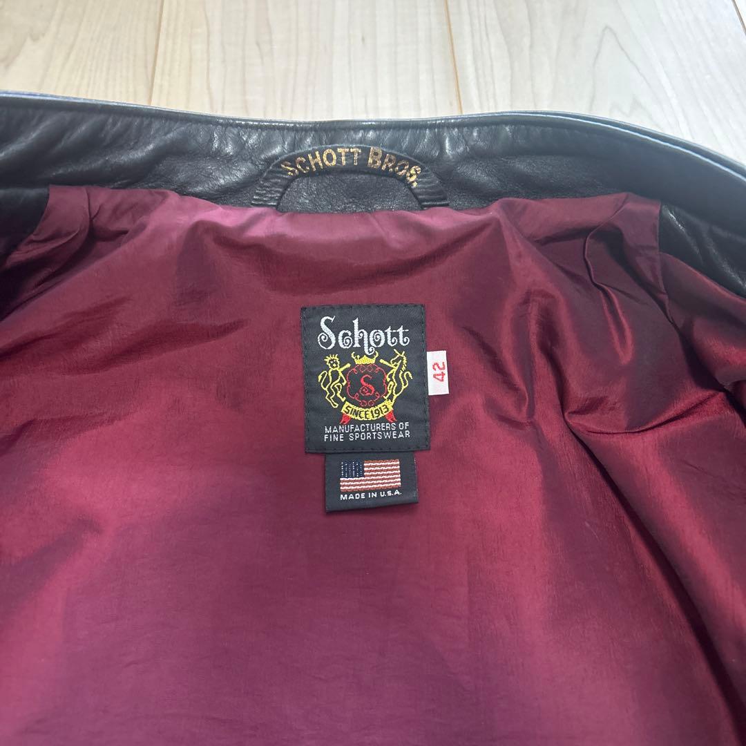 schott ライダースジャケット　641xx #7009 42