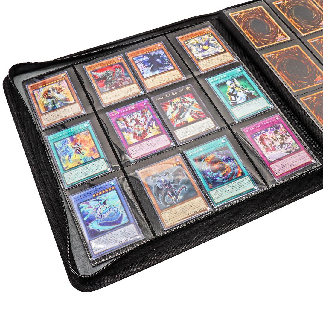 黄色(2冊)×黒色(2冊) 【トレーディングカード高級ファイル】