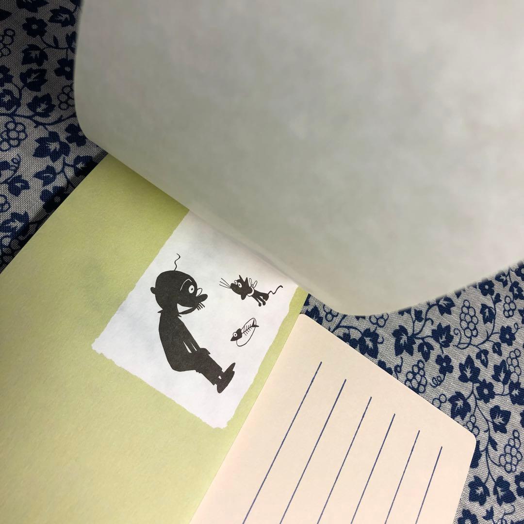 長谷川町子美術館　サザエさん　メモ　シール　一筆箋　ポストカード【未使用品】