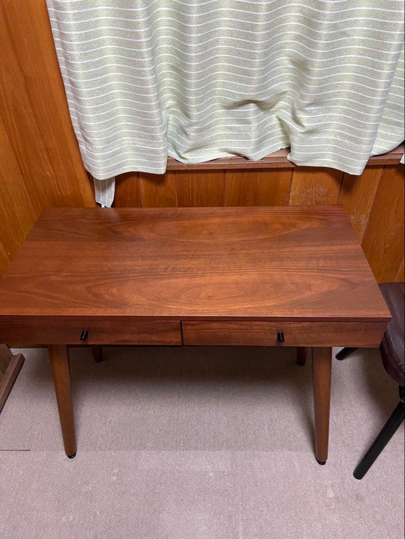 ニトリ デスク N エリン 90 ミドルブラウン