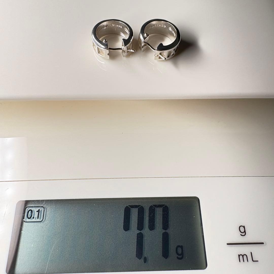 【美品】ティファニー Tiffany アトラス ピアス 両耳SV925