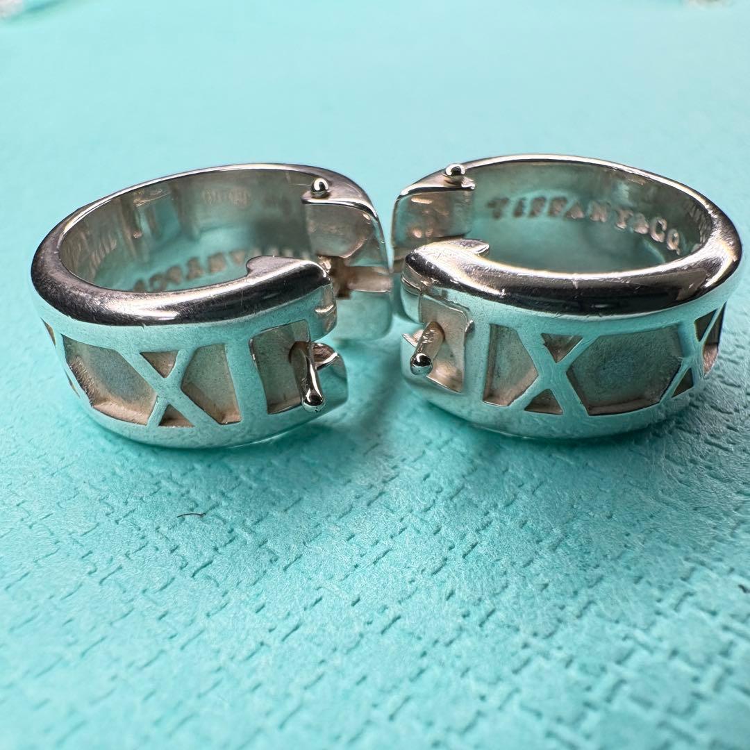 【美品】ティファニー Tiffany アトラス ピアス 両耳SV925