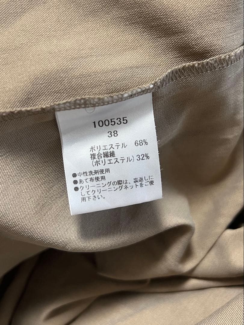 kaene ラメチュールメロウワンピース ゴールド