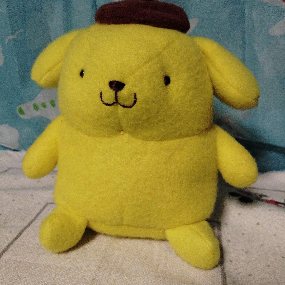 レトロ サンリオ ポムポムプリン ぬいぐるみ　マスコット　エイコー　1998年