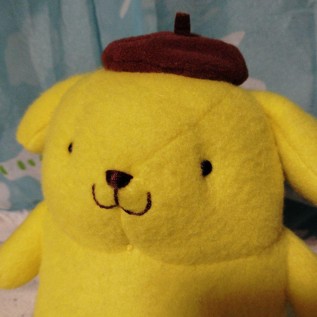 レトロ サンリオ ポムポムプリン ぬいぐるみ　マスコット　エイコー　1998年