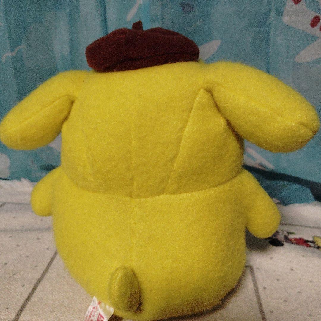 レトロ サンリオ ポムポムプリン ぬいぐるみ　マスコット　エイコー　1998年