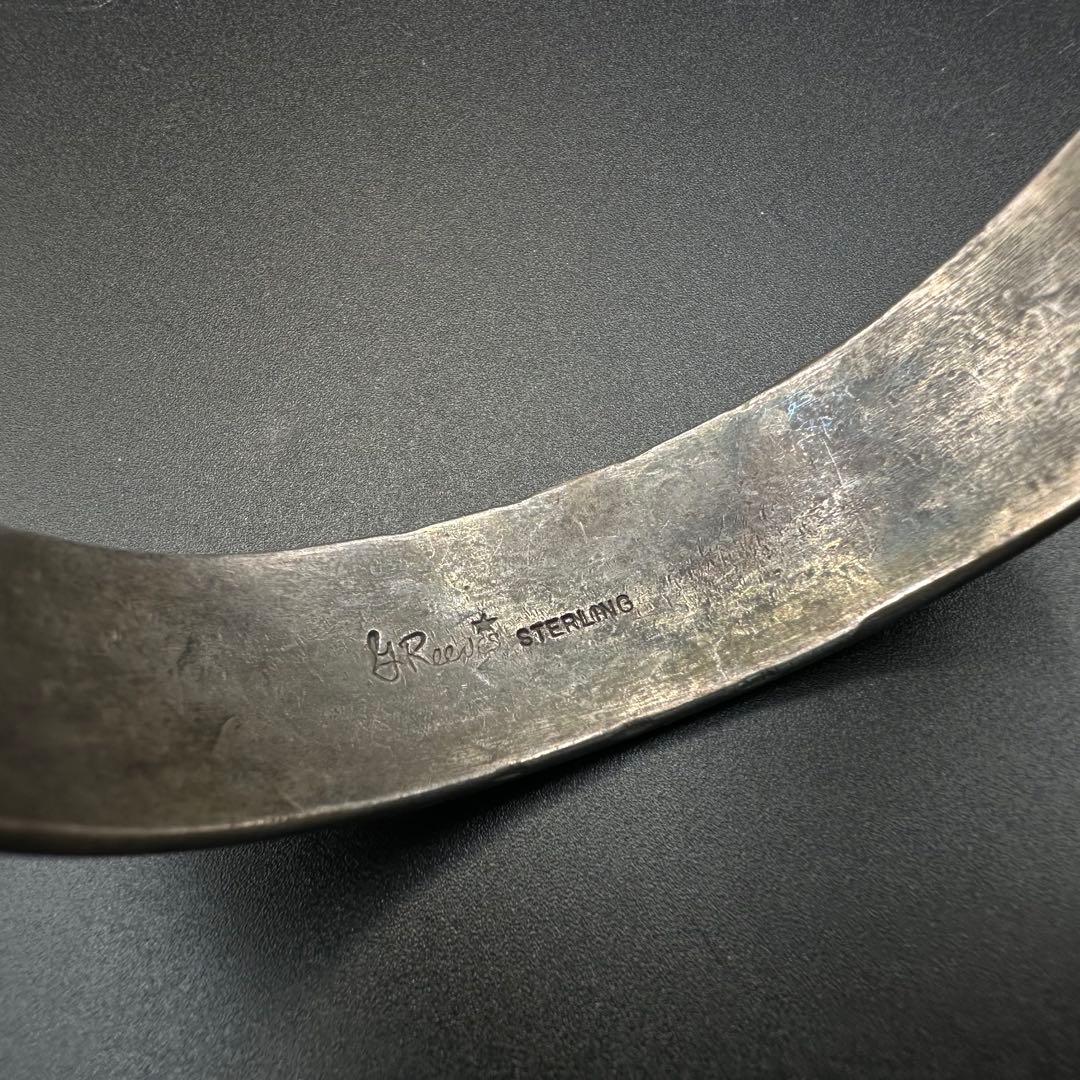 Navajo Gary Reeves ゲーリーリーブス　スタンプワーク バングル