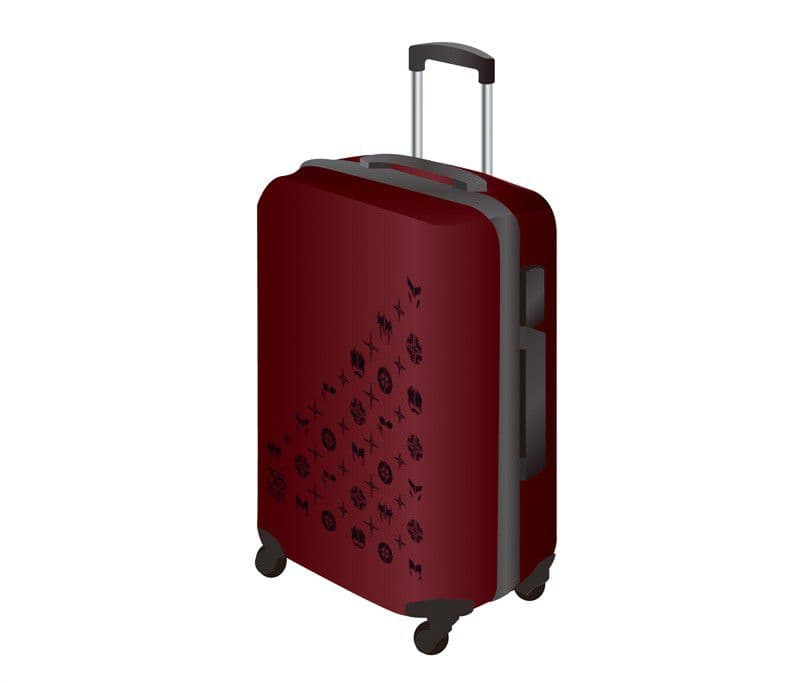 スーツケース(赤)
