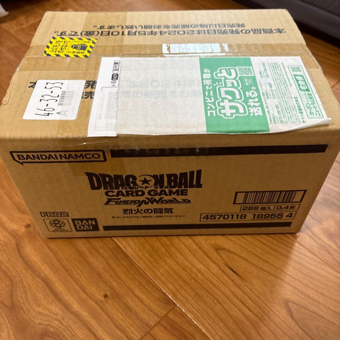 ドラゴンボール フュージョンワールド 烈火の闘気 未開封1カートン