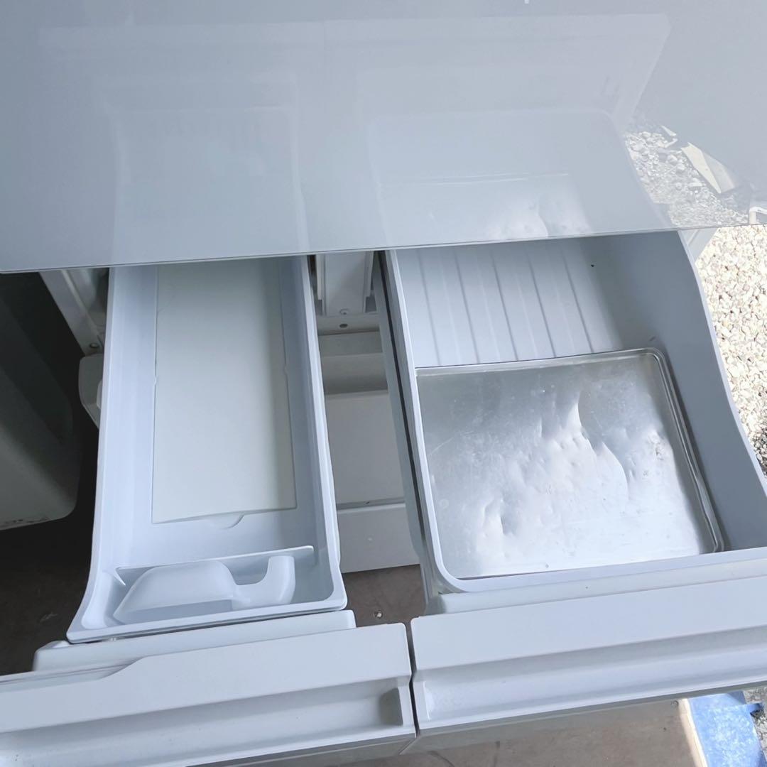 取付無料！パナソニック高性能おしゃれホワイトインテリアガラス5ドア冷蔵庫！洗濯機