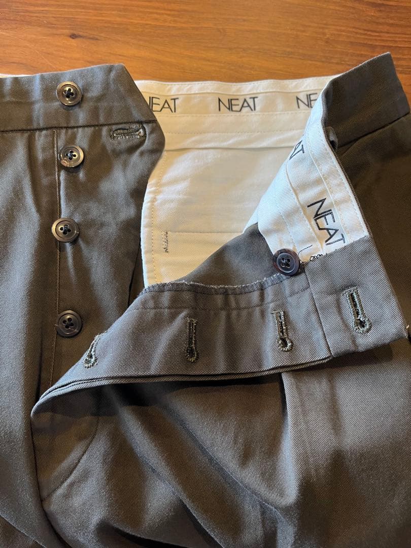 NEAT Chino ニートチノ ブラウン 48 コットン